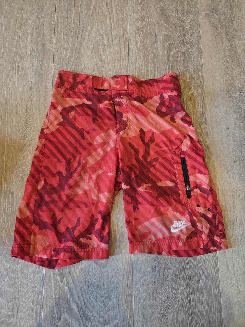Nike Boy’s Red Camo Athletic Shorts